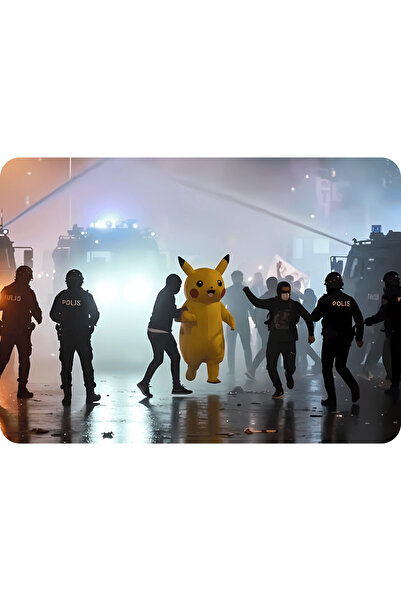 DİKEN STORE Eylemlerde Pikaçu Araba Buzdolabı Magneti