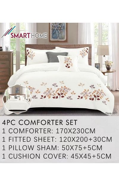 smart home Embroidered quilt set , double-sided quilt, 4-piece filling quilt, 100% microfiber 170X230cm