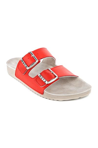 Muya A 4519216   New Season 2025 Women's Daily Leather Slippers