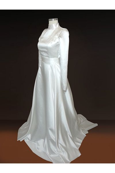 ASL Flared Cut Hijab Wedding Dress