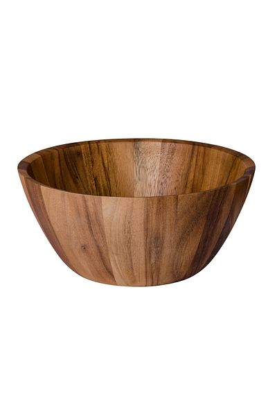 Billi Natural Thai Wood Salad and Serving Bowl, capacity 23 CM