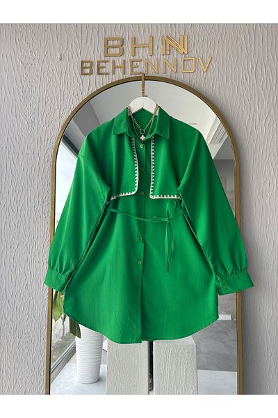 Butik Green Bohemian Shirt