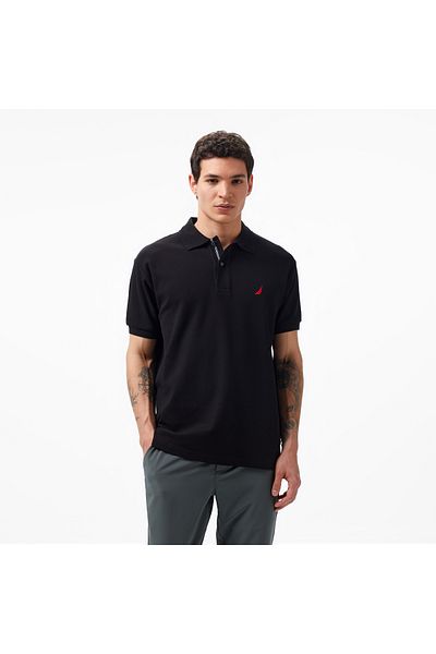 Nautica Black Classic Fit Men's Polo - Short Sleeve