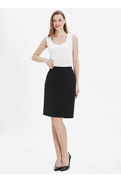 Selen Lacivert Kadın Standart Etek 24YSL3445