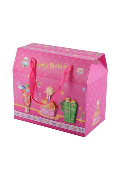 Generic Cardboard gift box with handles