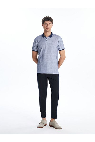 LC Waikiki New Season Polo Neck Short Sleeve Combed Cotton Men's T-Shirt - S5K250Z8