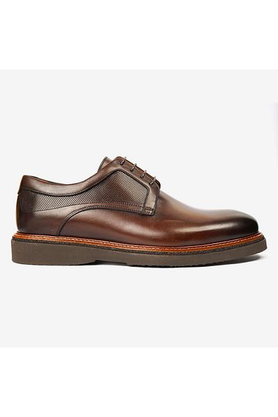 Greyder Men's Brown Genuine Leather Classic Shoes 4K1Ua64634