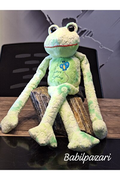 Selay Oyuncak CAM GÖZ ELLERİ YAPIŞKAN KURBAĞA 45cM