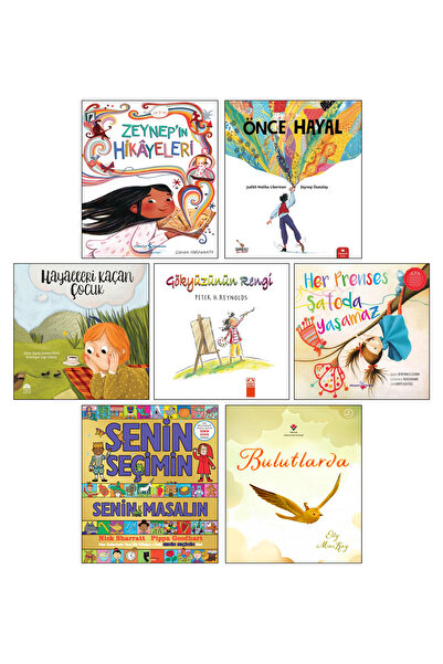 Redhouse Kidz Yayınları Önce Hayal Hayalleri Kaçan Çocuk Gökyüzünün Rengi Her Prenses Şatoda Yaşayamaz Senin Seçimin Masalın