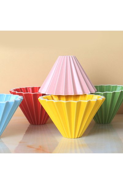 MIBRU Coffee ceramic dripper v02 zigzag green