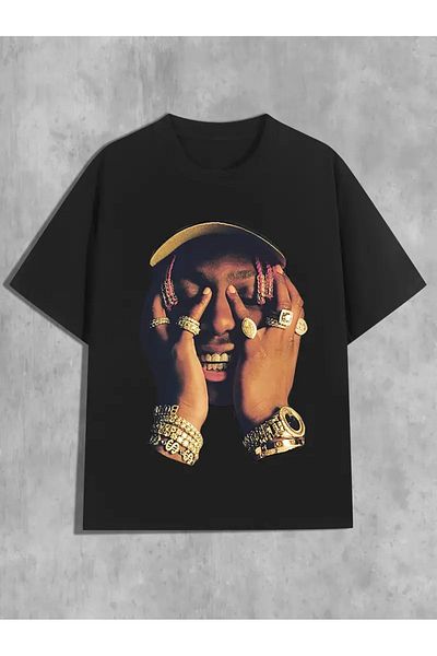 Bengi Clothing Oversize Cut Short Sleeve Printed T-Shirt
