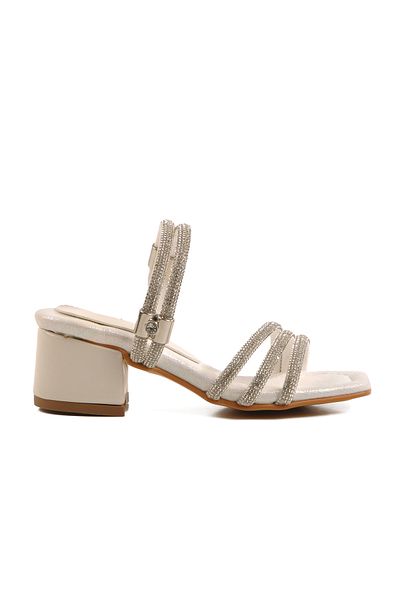 AYAKMOD Sandale pentru fete Mother of Pearl Stone 016 P