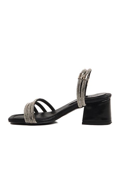AYAKMOD Sandale pentru fete Black Stone 016 F