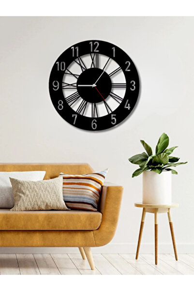 ecrin tuhafiye hobi Dekoratif Ahşap Duvar Saati Ev Hediyelik Duvar Saati