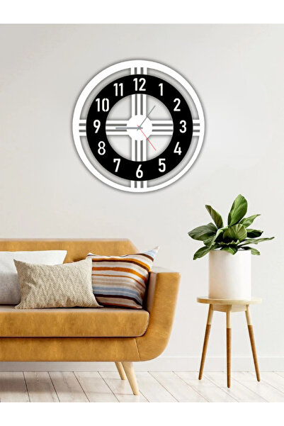 ecrin tuhafiye hobi Dekoratif Ahşap Duvar Saati Ev Hediyelik Duvar Saati