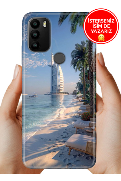 General Mobile GM 21 Pro G701/G700 Kılıf FullCover Resimli Desenli Silikon Du...