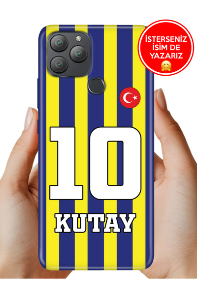General Mobile GM 22 Plus G512 Kılıf Kişiye Özel İsim Yazılı Forma Tasarım Si...