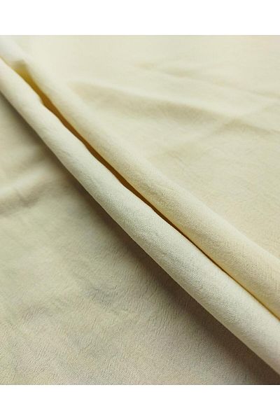 Kumaş Parça Λεπτό κρεπ σε χρώμα Κρεμ Μπεζ (Πλάτος 140 cm x Μήκος 80 cm)