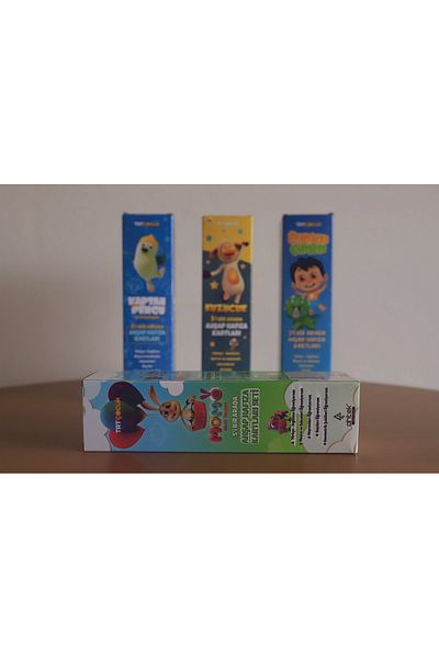 Ahtek Smart Rabbit Momo 5'İ - Wooden Memory Card Set (Turkish)