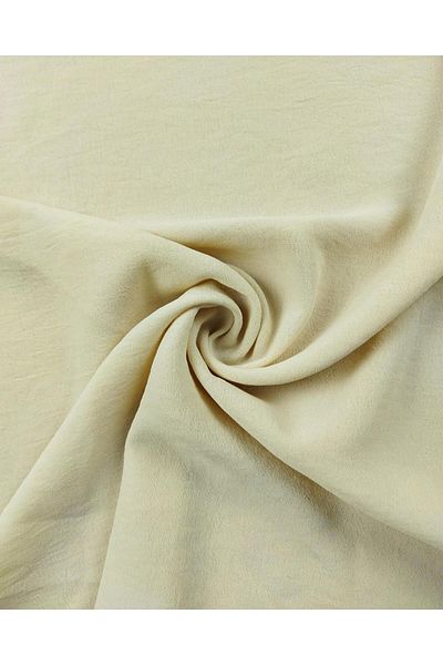 Kumaş Parça Λεπτό κρεπ σε χρώμα Κρεμ Μπεζ (Πλάτος 140 cm x Μήκος 180 cm)