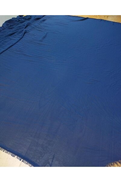 Kumaş Parça Шифон синього кольору (ширина 140 см x довжина 180 см)