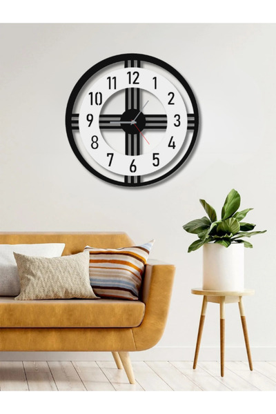 ecrin tuhafiye hobi Dekoratif Ahşap Duvar Saati Ev Hediyelik Duvar Saati