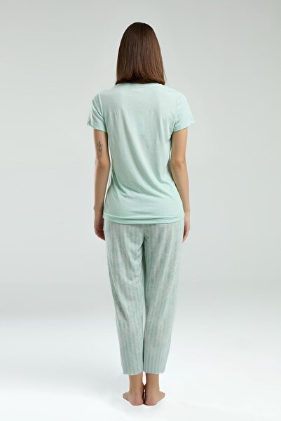 Pierre Cardin Women's Mint Capri Suit