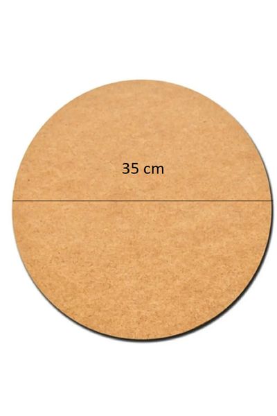 Rapithwin 12 τεμάχια 35 cm Διάμετρος 3 mm (2,7 mm) Ακατέργαστη βάση πλάκας κύκλου MDF Duralite