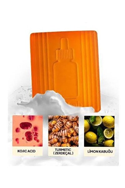 Çınar Asaf Bitkisel قطعتين صابون حمض الكوجيك المضاد للعيوب بتأثير الكركم وحمض الكوجيك 120 جرام