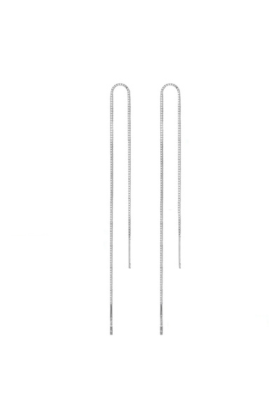 TakıConcept Zincir Küpe, Kadın Küpe, Uzun Küpe