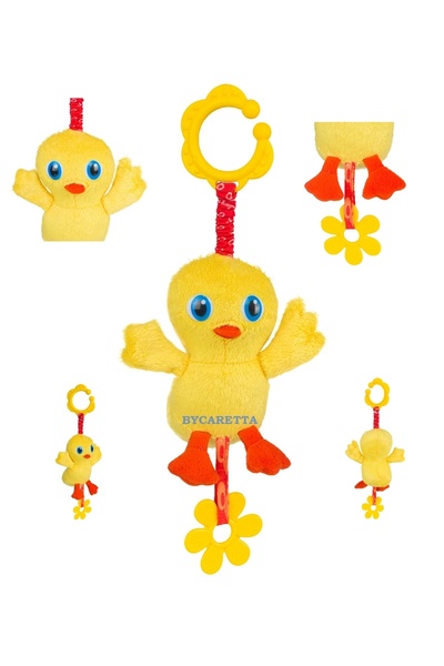 ByCaretta Askılı Çınçınlı Dişlikli Sevimli Civciv