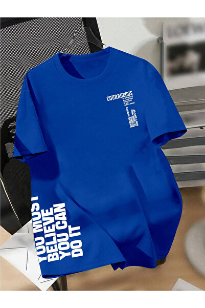 npLStore Унісекс футболка Oversize з принтом «Сміливість»