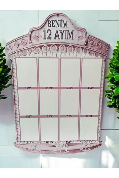 Yavuz Süs Πίνακας εικόνων 12 μηνών με μοτίβο αρουραίου