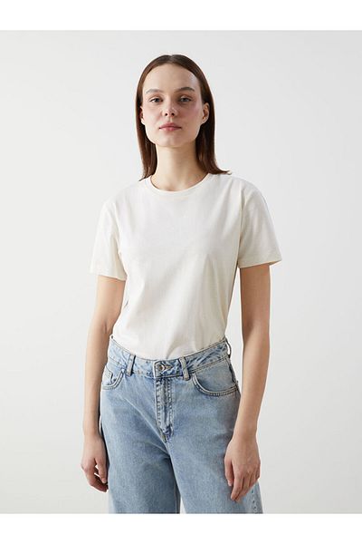 LC Waikiki New Season Crew Neck Women's T-Shirt - S5Gp61Z8