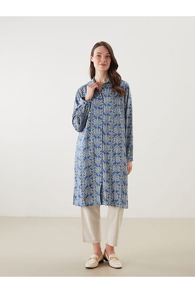 LC Waikiki New Season Patterned Women's Shirt Tunic - S5Ip24Z8