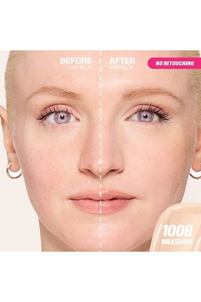 Huda Beauty FauxFilter Luminous Matte Foundation 100B Milkshake-Fair With Neutral Undertone 35ml