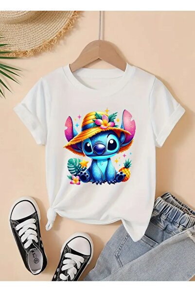 OTNICKA Special Design Stitch Printed Children's T-Shirt