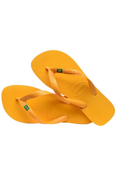 Havaianas Hav. Brazil Men's Yellow Slippers - 4000032