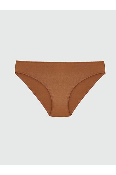 LC Waikiki Lcw Dream Brown Plain Bikini Panties