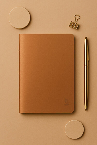 Paperoma Metalik Işıltılı Gold Kapaklı Çizgisiz Defter 30 Yaprak Ivory Kağıt ...