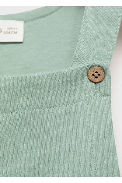 MANGO Baby Cotton Short Jumpsuit