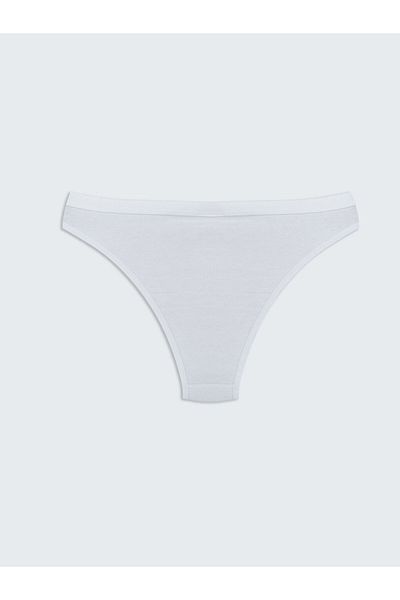 LC Waikiki Lcw Young White Plain Brazilian Panties