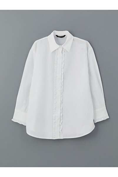 LC Waikiki Nova sezonska tunika sa volanima Poplin - S5LO39Z8