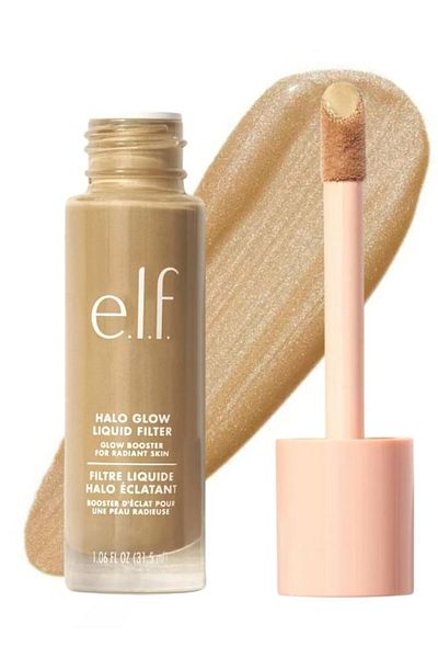 ELF e.l.f. Halo Glow Liquid Filter Complexion Booster – 3.5 Medium, 31.5ml Illuminating Liquid Makeup