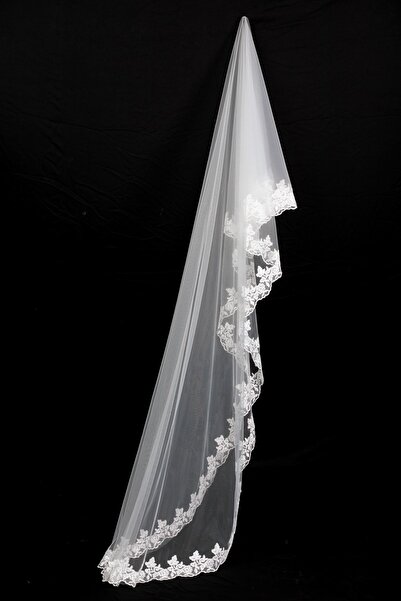 bride in love Dantelli 3 metre Duvak.3 Metre uzun Duvak,dantelli Duvak