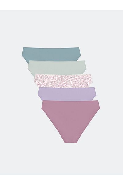 LC Waikiki Lcw Dream Ecru Printed Bikini Panties 5 Pack