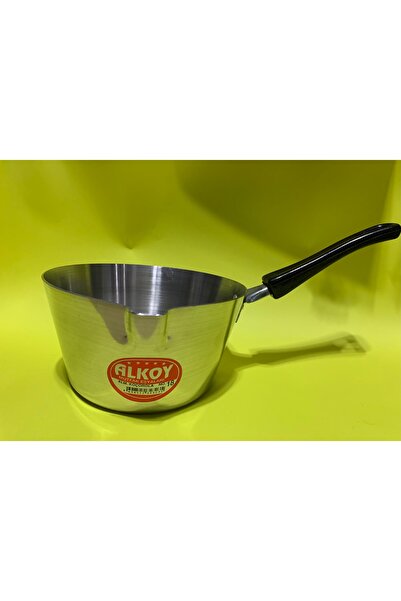 abnturk Natural Alüminyum Koçorola 1.5Lt 18cm Saplı Sütlük Sosluk Mama Yapma ...