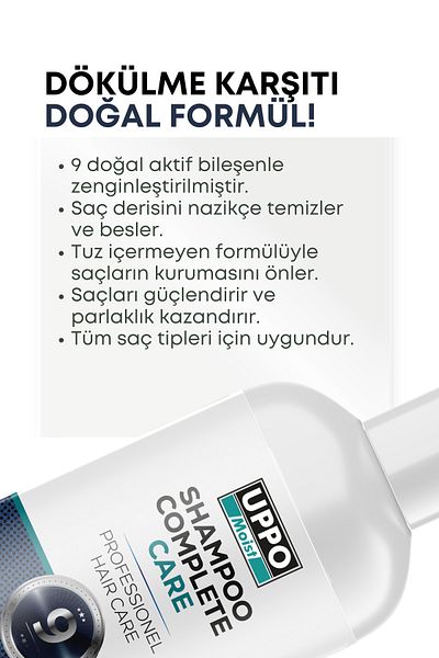UPPO MOİST Collagen&Keratin Anti-Hair Loss Fast Hair Growth Plumping Repair Nourishing Shampoo
