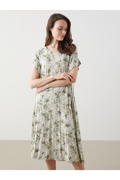 LC Waikiki Lcw Grace Crew Neck Floral Women's Dress