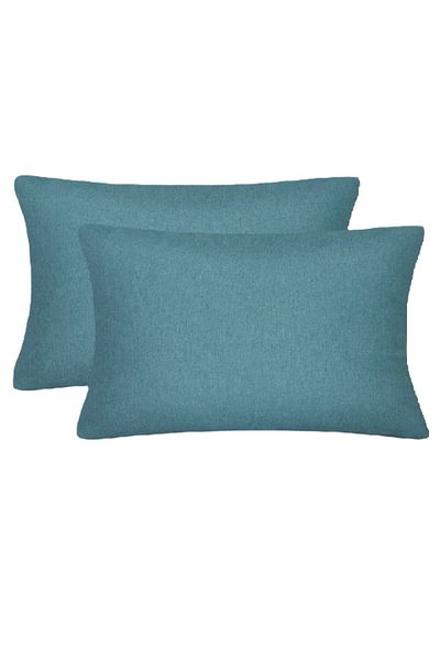 Kotonia Home Set 2 Fete De Perna , 100% Bumbac, Ranforce Color Uni, 50x80 Cm, Albastru